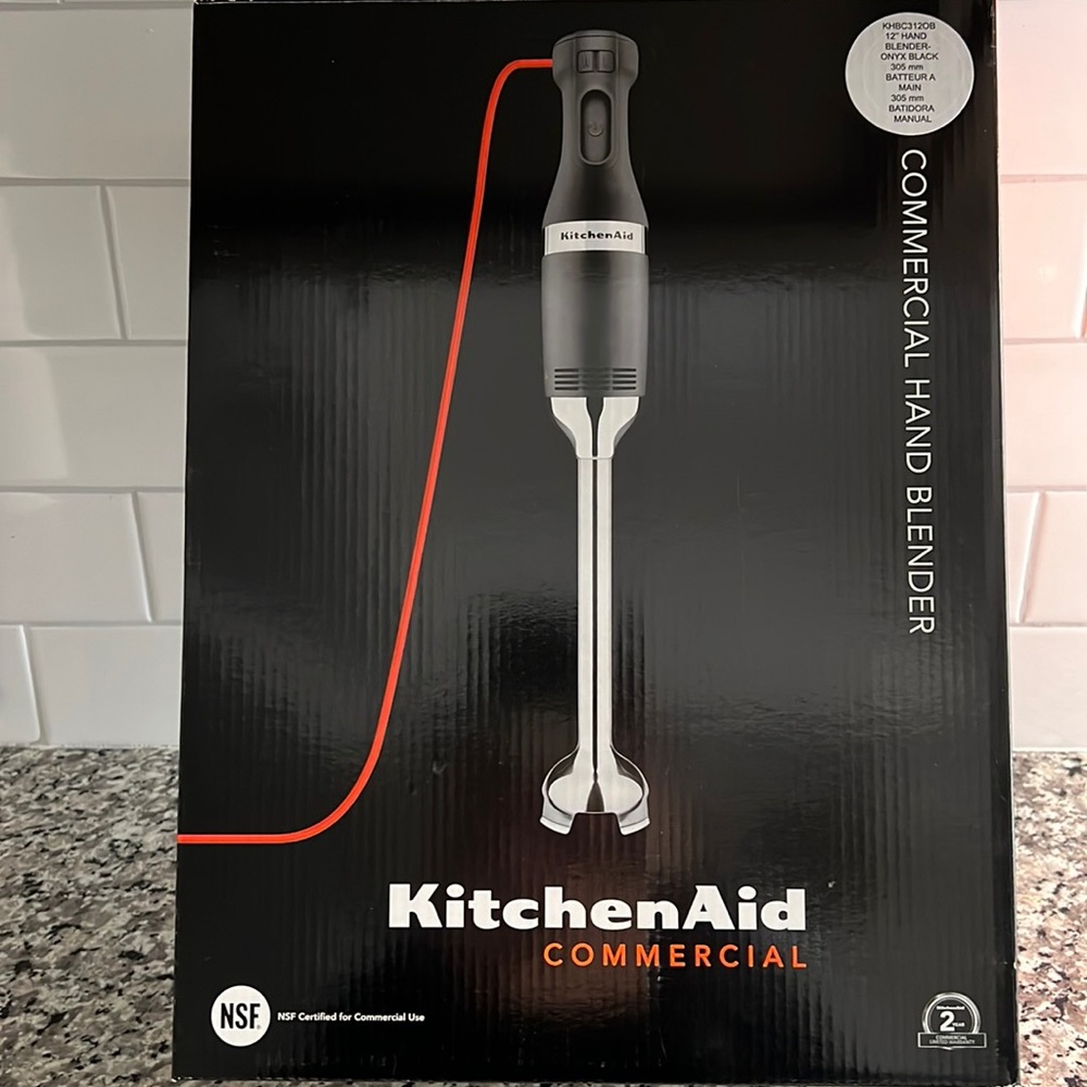 KitchenAid 300 Series Commercial Immersion Blender With 8" Blending Arm